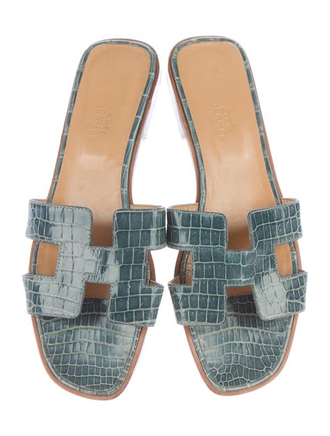 hermes croc oran sandals|Hermes oran sandals on sale.